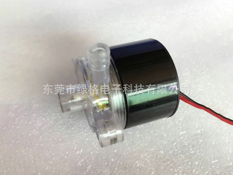 What is the purpose of the DC brushless water pump?